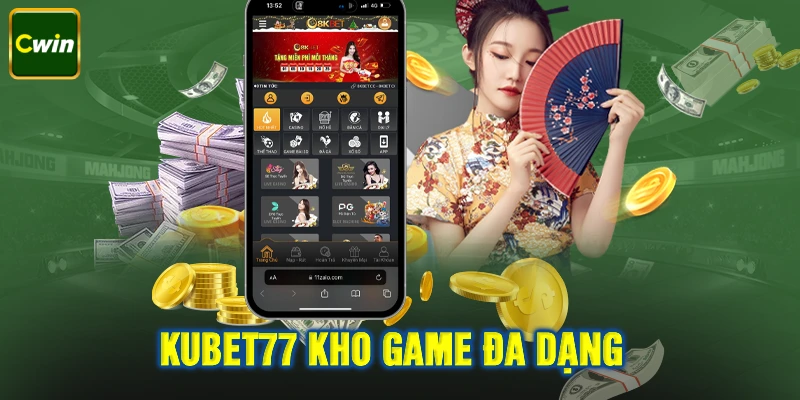 Kubet77 có tổng hợp hơn 100 loại game khác nhau