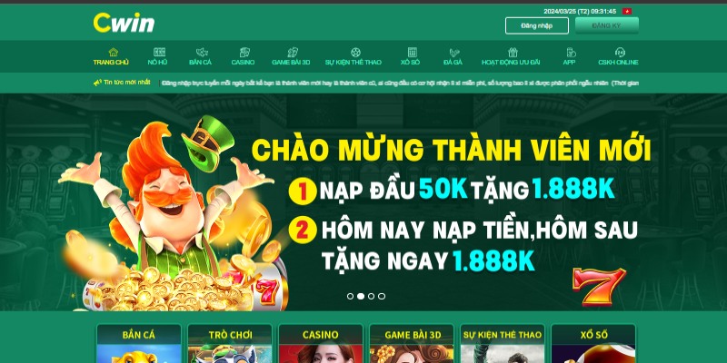 Cwin là trang web hàng đầu trong ngành cờ bạc Châu Á